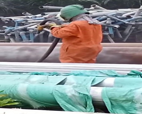 Sand Blasting Operation